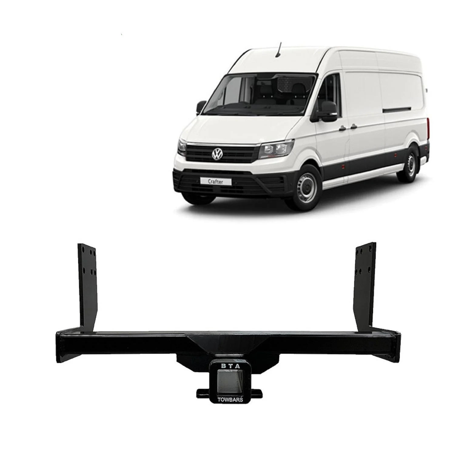 BTA | Heavy Duty Towbar | VW Crafter Van 2017–On | Single Rear Wheel | 2500kg | VOLK08H - Image 2