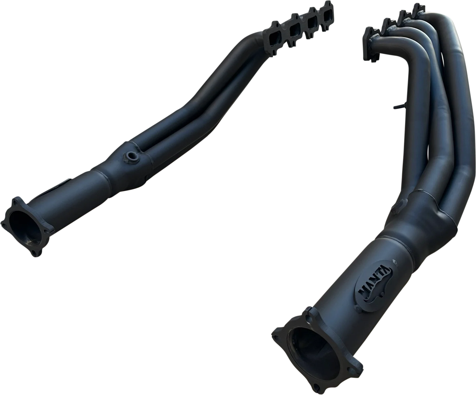 Manta | 1 3/4" 4-1 Extractors with 3" Outlet Stainless | Ford Falcon BA BF V8 BOSS Sedan Ute 2002–2008 - Image 4