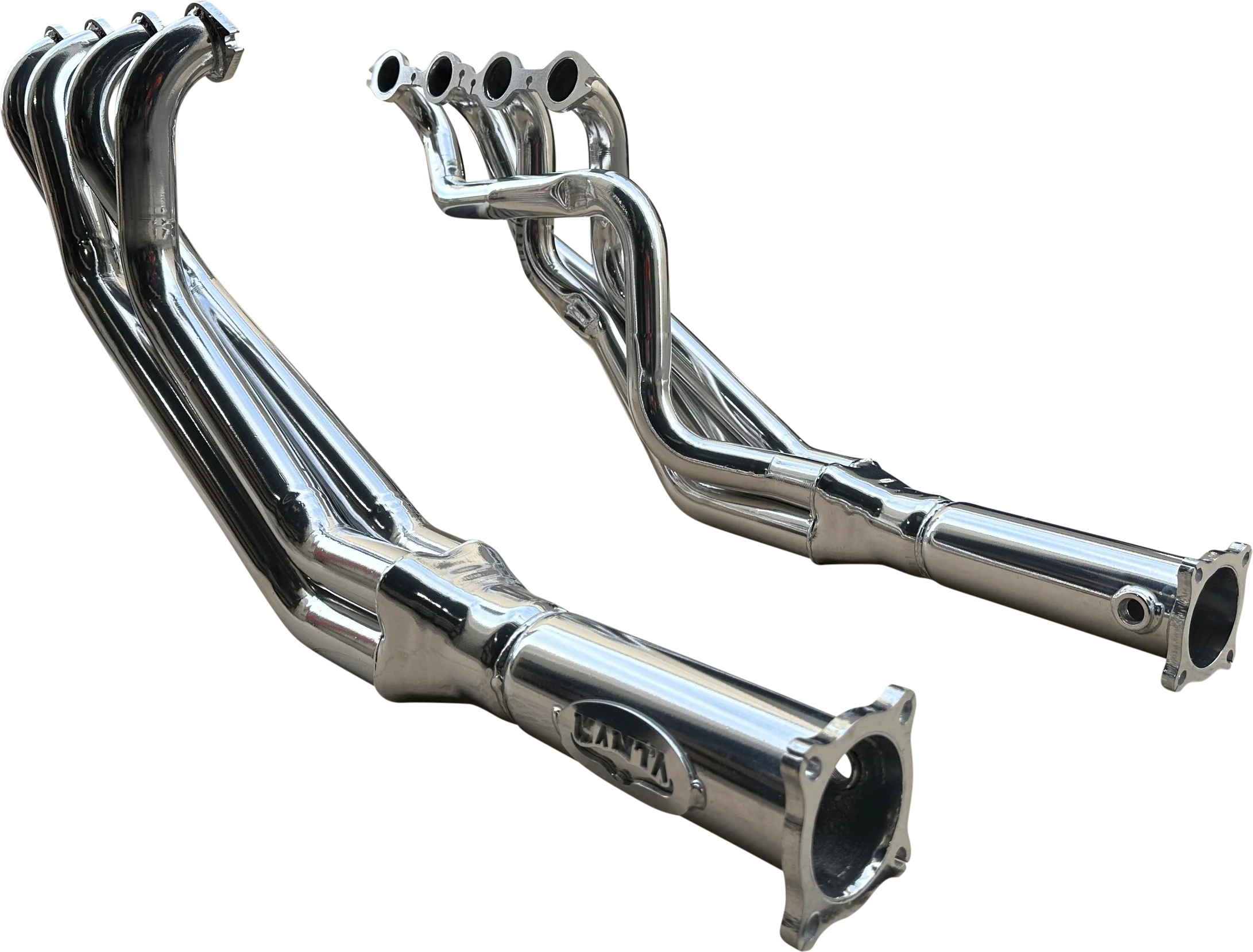 Manta | 1 7/8″ 4-1 Extractors with 3″ Outlets HPC Coated Silver | Holden Commodore VT VZ 5.7L 6.0L V8 1997–2007