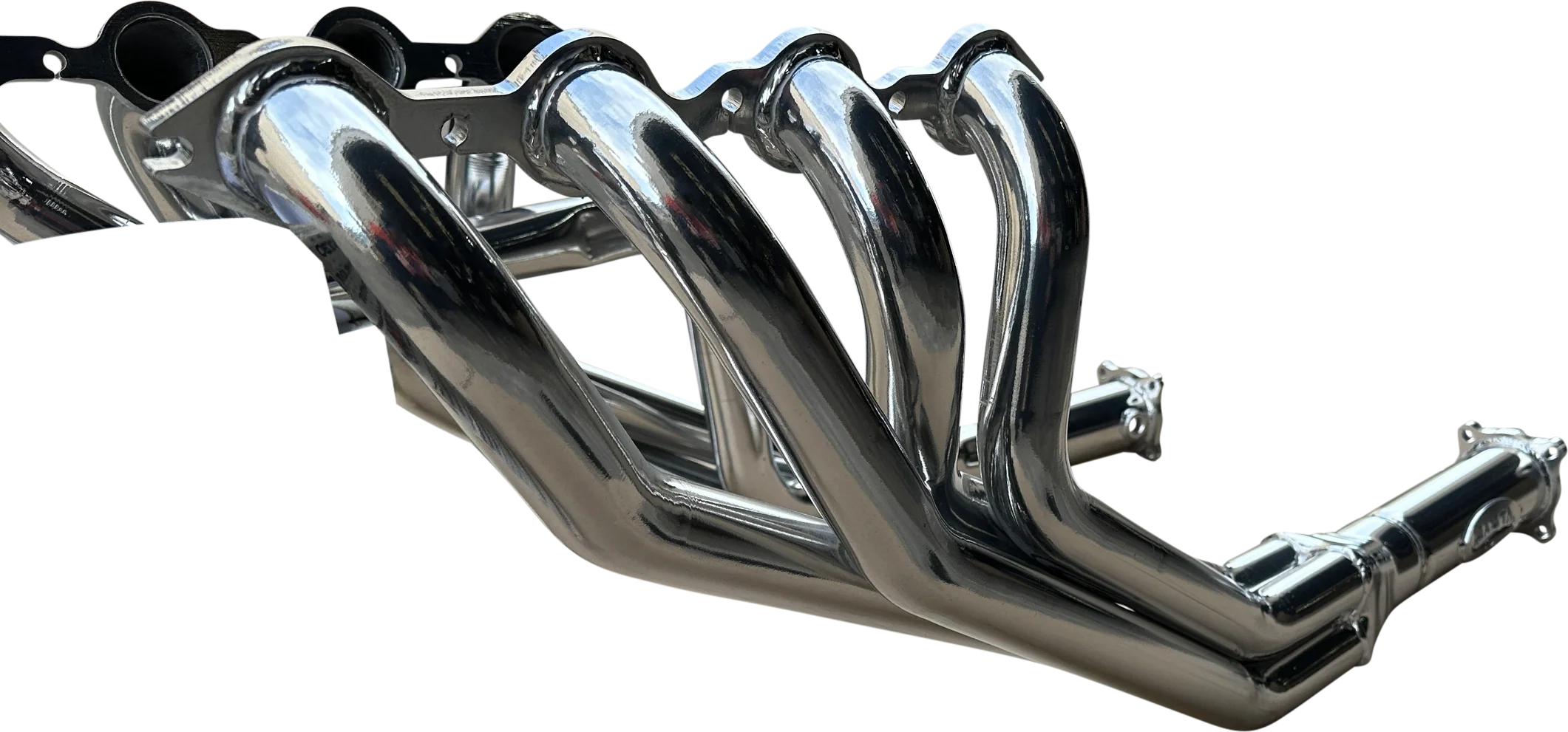 Manta | 1 7/8″ 4-1 Extractors with 3″ Outlets HPC Coated Silver | Holden Commodore VT VZ 5.7L 6.0L V8 1997–2007 - Image 2