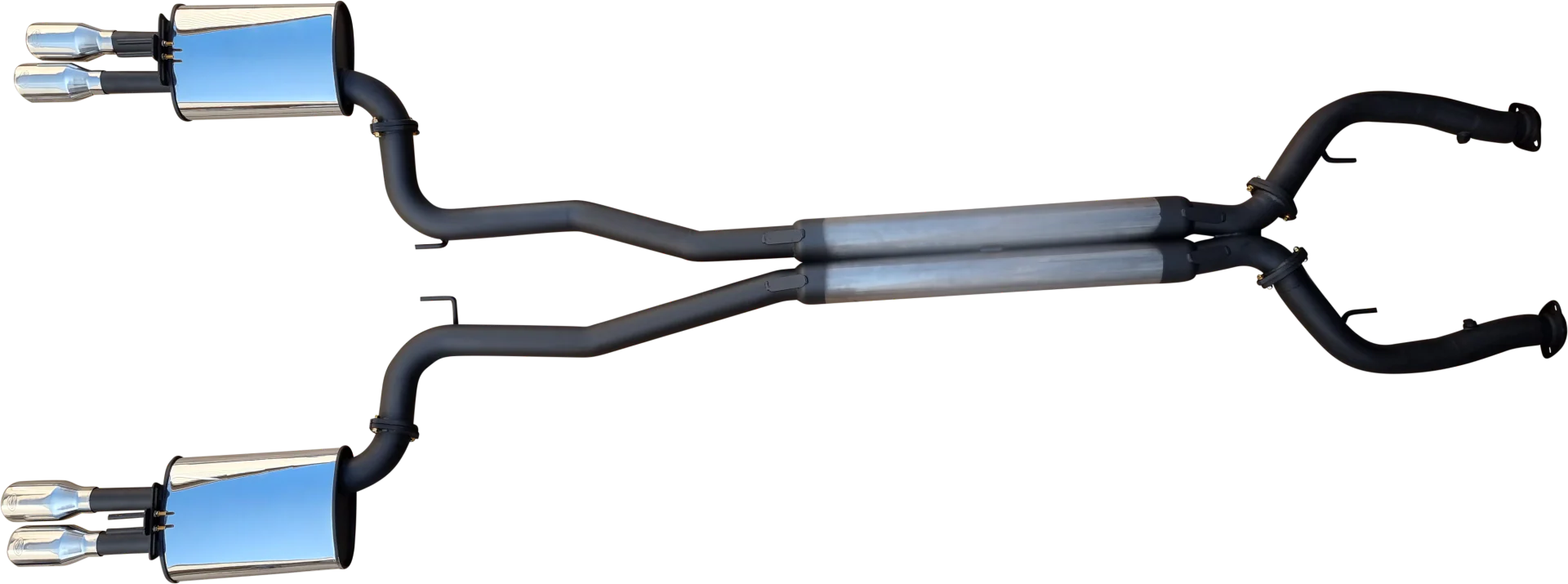 Manta | DPE Twin 3" Cat Back Exhaust System with 3.5" Tips | Holden Commodore VE VF HSV V8 Sedan Wagon 2006–2017