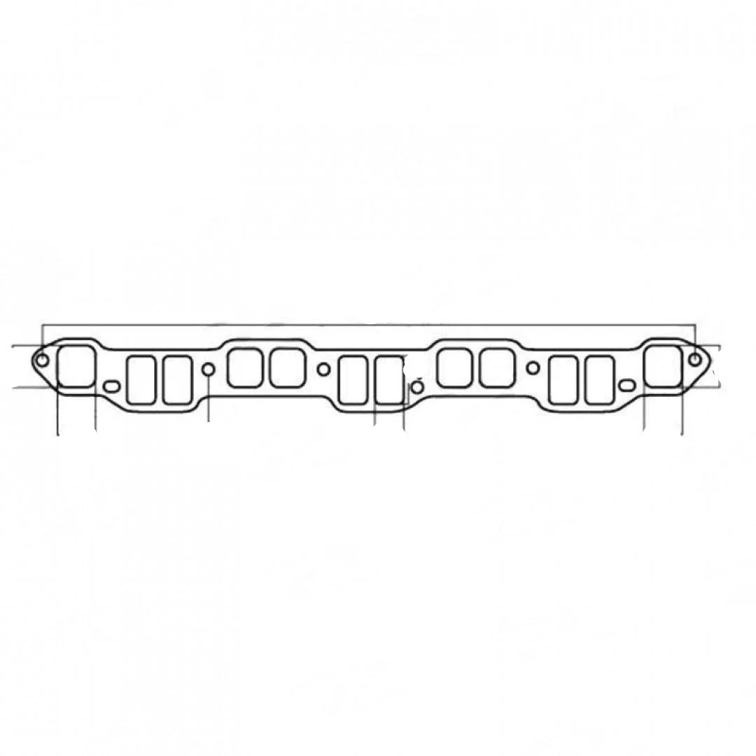 G.M Blue & Black Motor, 2.85L & 3.3L - Exhaust Manifold Gasket