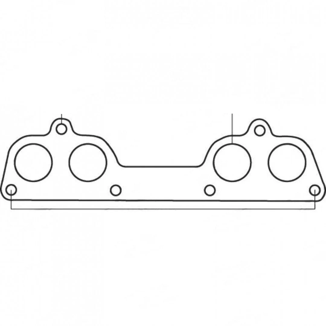 Mazda 2000 RWD Round Port - Exhaust Manifold Gasket