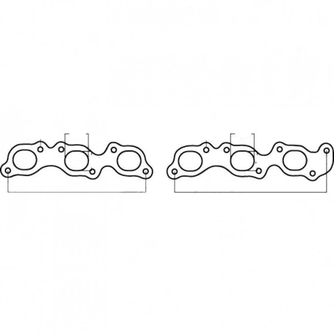 Toyota Land Cruiser FZJ70, FZJ75, FZJ80 & FZJ100, Toyota 1FZ & 1FZ-E 4.5L, 24V, Cemjo - Exhaust Manifold Gasket