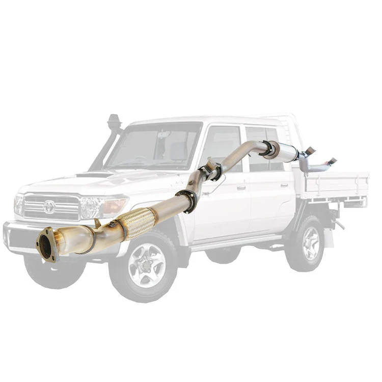 ESA | 3.5" Turbo Back DPF Delete Exhaust | Toyota Landcruiser 79 Series VDJ79 UTE 4.5L V8 10/2016 - On | TY218 - Image 4