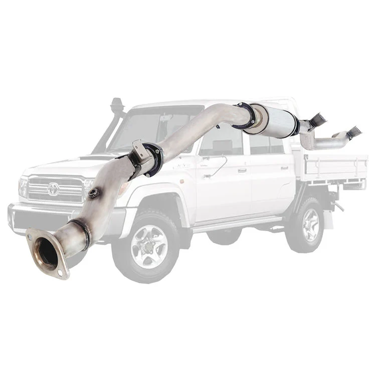 ESA | 3.5" DPF Back Exhaust | Toyota Landcruiser 79 Series VDJ79 Single & Dual Cab Ute 4.5L V8 10/2016 - On | TY229-RPSS - Image 4