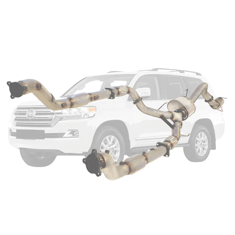 ESA | Twin 3" to Single 4" Turbo Back DPF Delete Exhaust | Toyota Landcruiser 200 Series V8 Wagon 2016-On | TY434 - Image 2