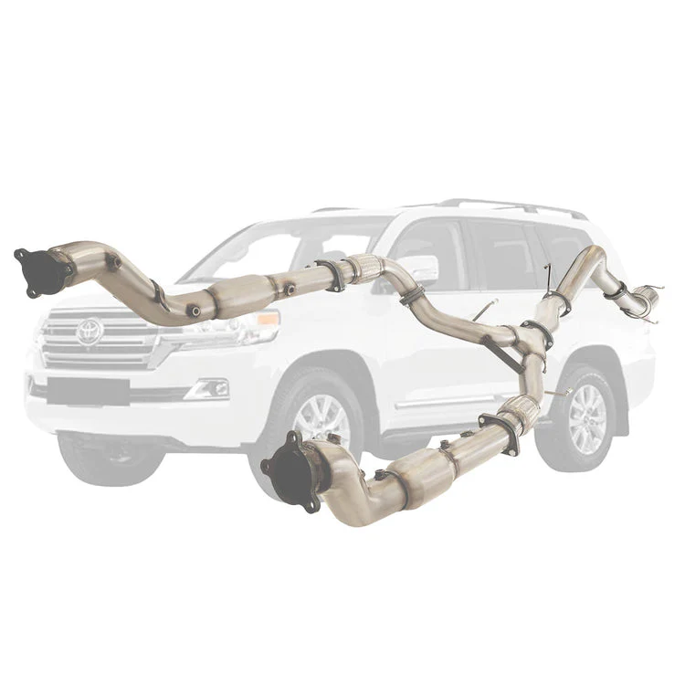 ESA | Twin 3" to Single 4" Turbo Back DPF Delete Exhaust | Toyota Landcruiser 200 Series V8 Wagon 2016-On | TY434 - Image 4