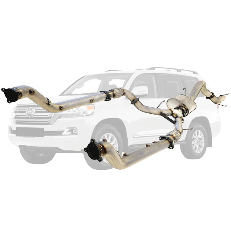 ESA | Twin 3" to Single 4" Turbo Back DPF Delete Exhaust | Toyota Landcruiser 200 Series V8 Wagon 2016-On | TY434 - Image 7