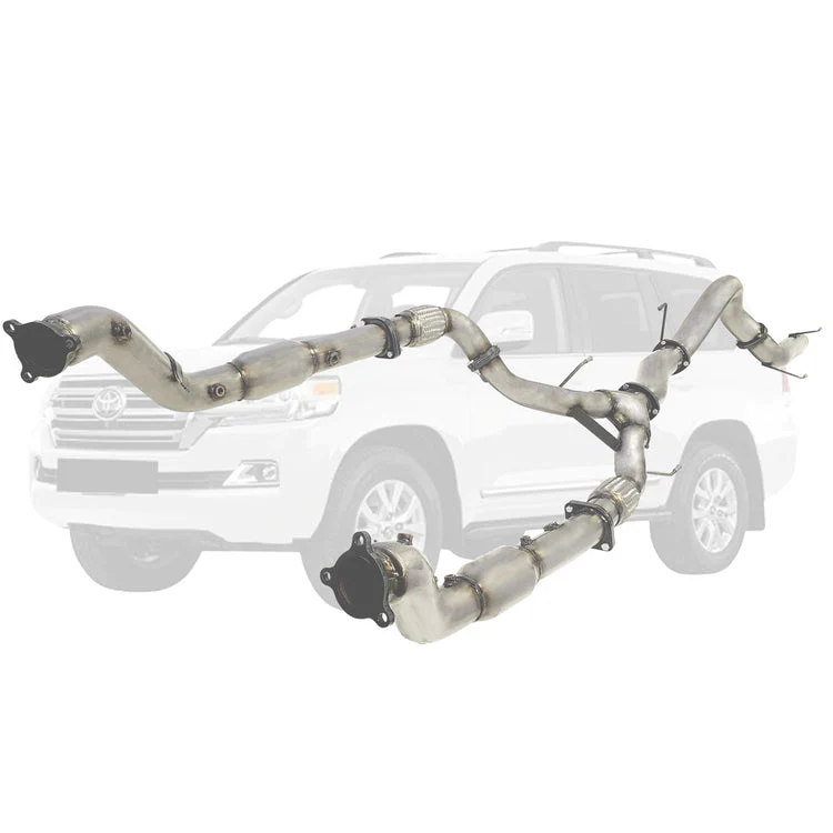 ESA | Twin 3" to Single 4" Turbo Back DPF Delete Exhaust | Toyota Landcruiser 200 Series V8 Wagon 2016-On | TY434 - Image 8