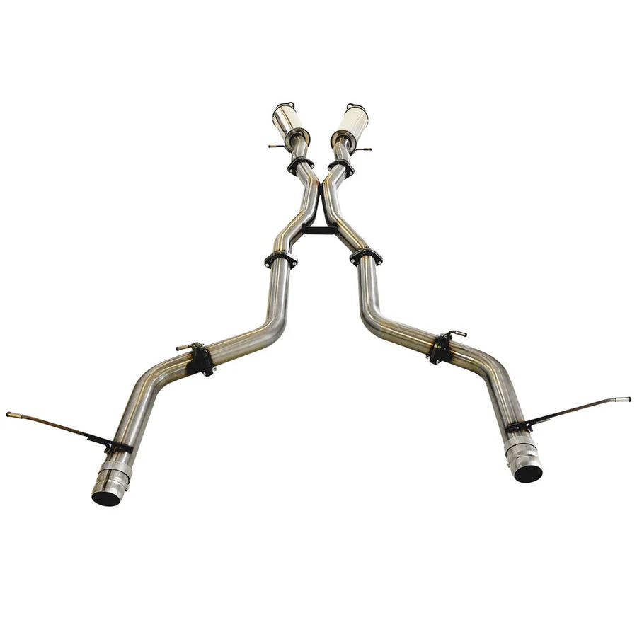 ESA | Stainless Steel Twin 3" Pipe Only Catback Exhaust OE Tip Option | Jeep Grand Cherokee SRT 6.4L | ST401-405POSS - Image 2