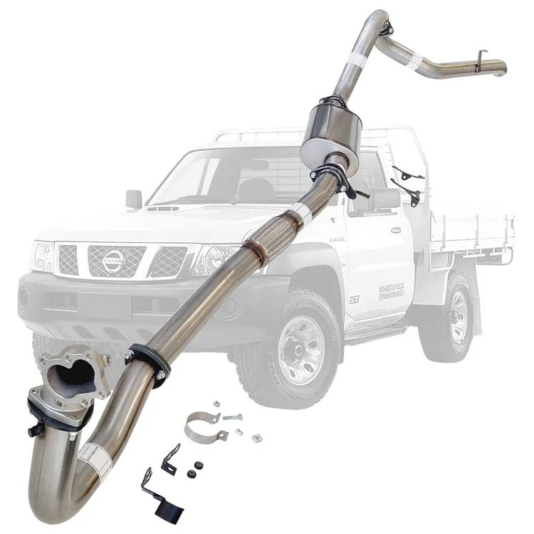 ESA | 3" Turbo Back Exhaust | Nissan Patrol Y61 GU 4.2L Ute Cast Dump 1996 - 2006 - Image 2