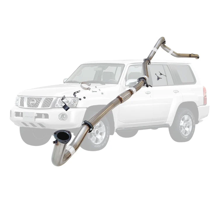 ESA | 3" Dump Pipe Back Exhaust | Nissan Patrol GU Y61 TD42 Wagon - Image 7