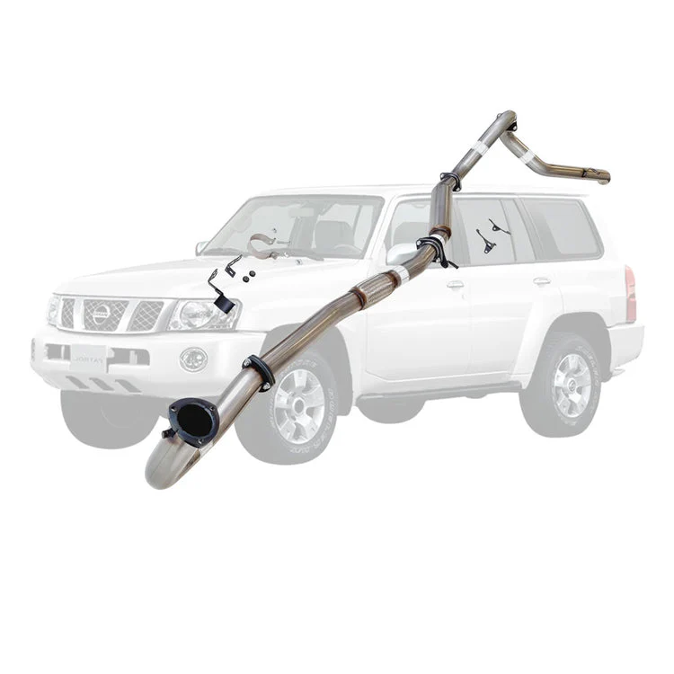ESA | 3" Dump Pipe Back Exhaust | Nissan Patrol GU Y61 TD42 Wagon - Image 3