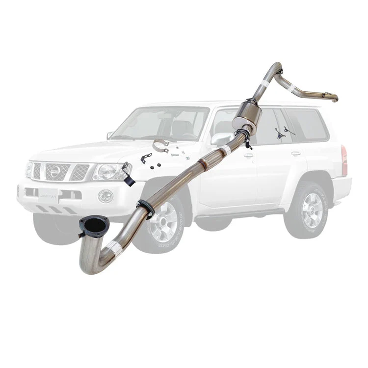 ESA | 3" Dump Pipe Back Exhaust | Nissan Patrol GU Y61 TD42 Wagon - Image 5