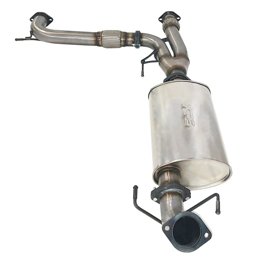 ESA 4X4 - Nissan Y62 Patrol 3 Inch Stainless Steel Center Muffler Section to Factory Rear Exhaust - Image 2