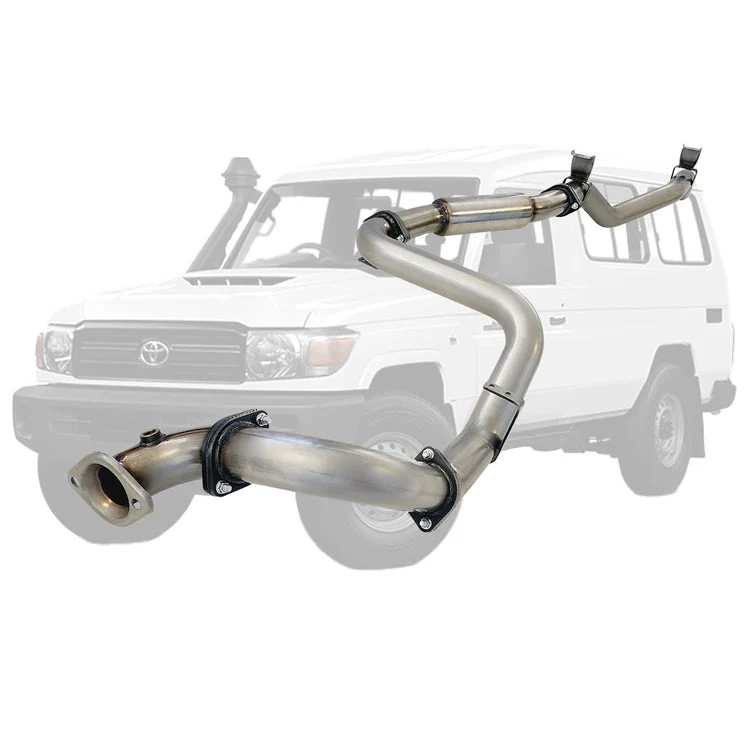 ESA | 3" DPF Back Exhaust | Toyota Landcruiser 78 Series VDJ78 4.5L V8 Troop Carrier Oct 2016-On | TY230 - Image 3