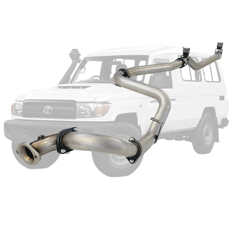 ESA | 3" DPF Back Exhaust | Toyota Landcruiser 78 Series VDJ78 4.5L V8 Troop Carrier Oct 2016-On | TY230 - Image 4