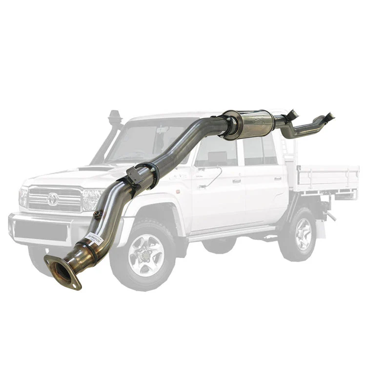 ESA | 4" DPF Back Exhaust | Toyota Landcruiser 79 Series VDJ79 Single & Dual Cab Ute 4.5L V8 10/2016 - On | TY221 - Image 2