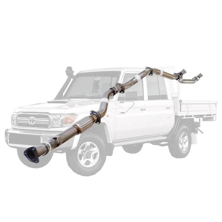 ESA | 3" Turbo Back Exhaust | Toyota Landcruiser 79 Series VDJ79R V8 D Cab Ute 2007 - 10/2016 | TY214-PO - Image 11