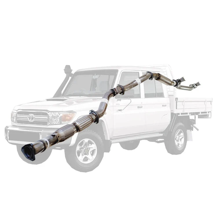 ESA | 3" Turbo Back Exhaust | Toyota Landcruiser 79 Series VDJ79R V8 D Cab Ute 2007 - 10/2016 | TY214-PO - Image 3