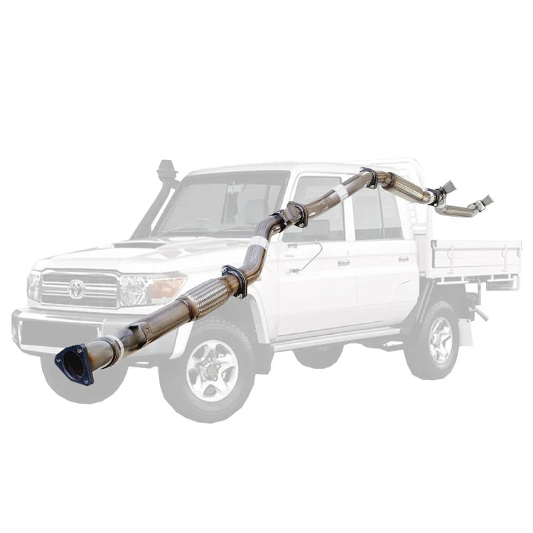 ESA | 3" Turbo Back Exhaust | Toyota Landcruiser 79 Series VDJ79R V8 D Cab Ute 2007 - 10/2016 | TY214-PO - Image 5