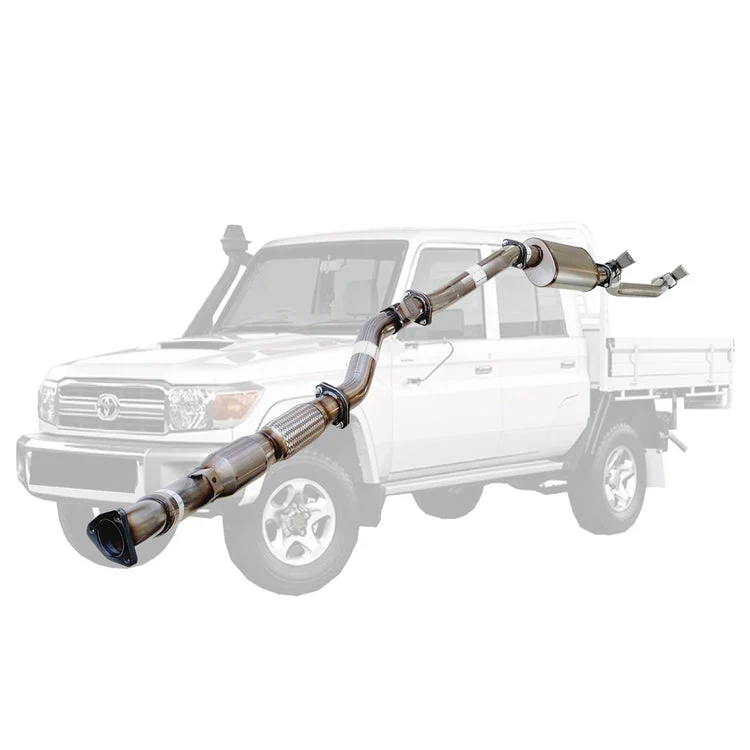 ESA | 3" Turbo Back Exhaust | Toyota Landcruiser 79 Series VDJ79R V8 D Cab Ute 2007 - 10/2016 | TY214-PO - Image 7