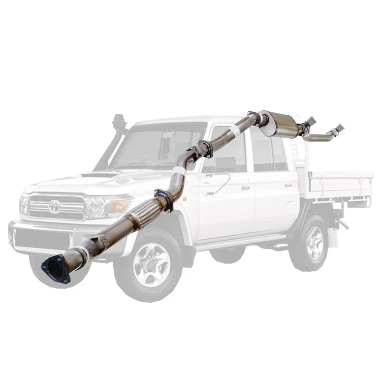 ESA | 3" Turbo Back Exhaust | Toyota Landcruiser 79 Series VDJ79R V8 D Cab Ute 2007 - 10/2016 | TY214-PO - Image 9