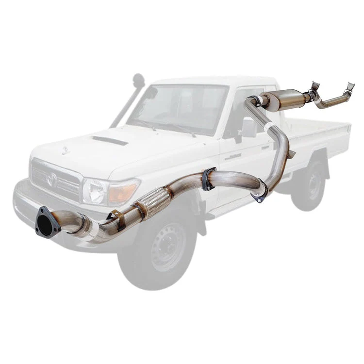 ESA | 3" Turbo Back Exhaust | Toyota Landcruiser 79 Series VDJ79R V8 S Cab Ute 2007 - 10/2016 | TY213 - Image 9
