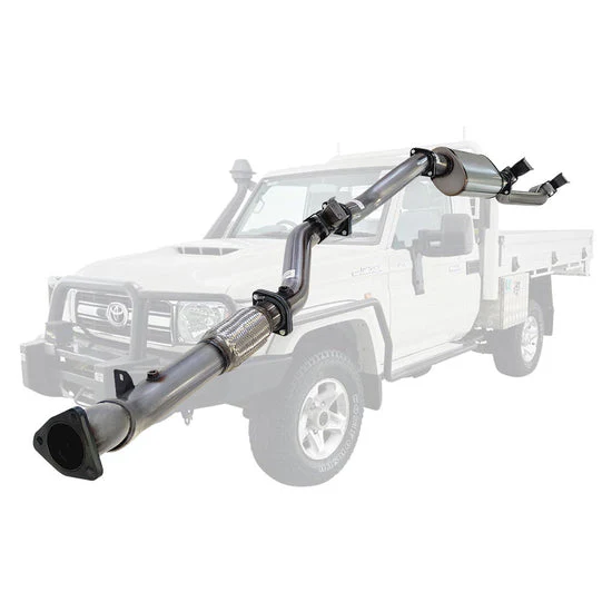 ESA | 3" Turbo Back Exhaust | Toyota Landcruiser 79 Series VDJ79R V8 Ute 2017 - Onwards | TY227 - Image 10