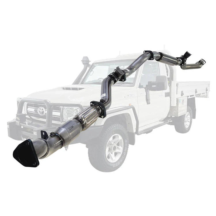 ESA | 3" Turbo Back Exhaust | Toyota Landcruiser 79 Series VDJ79R V8 Ute 2017 - Onwards | TY227 - Image 4
