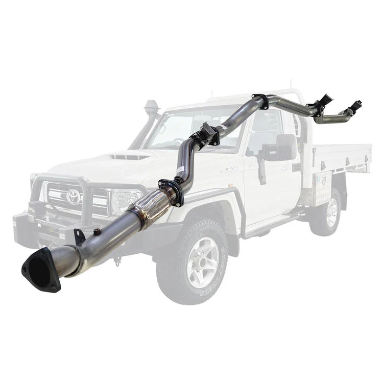 ESA | 3" Turbo Back Exhaust | Toyota Landcruiser 79 Series VDJ79R V8 Ute 2017 - Onwards | TY227