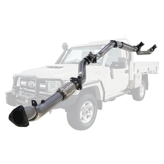ESA | 3" Turbo Back Exhaust | Toyota Landcruiser 79 Series VDJ79R V8 Ute 2017 - Onwards | TY227 - Image 6
