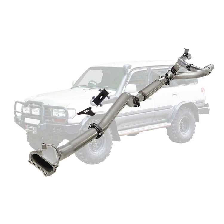 ESA | 3" Turbo Back Exhaust Cast Dump Pipe | Toyota Landcruiser 80 Series 4.2L 1HD HDJ80 1990 - 1998 | TY209