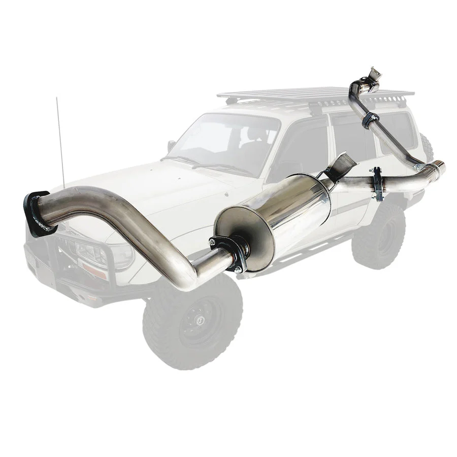 ESA | 2.5" Stainless Sports Exhaust | Toyota Landcruiser 80 Series 1992-1998 | TY043-MOSS