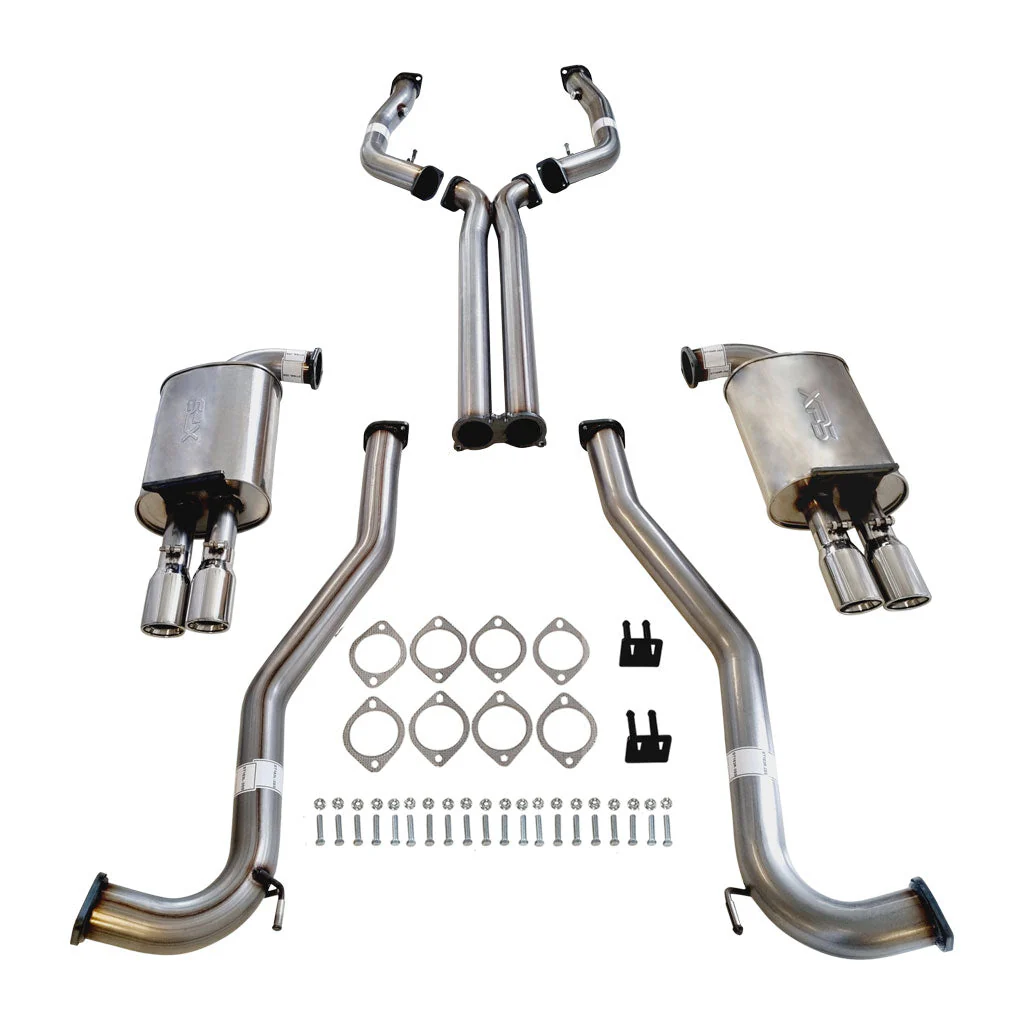 ESA | 3" Twin Stainless Catback Exhaust | Holden Commodore VE VF Sedan & Wagon | ST181-184XA-3XPS