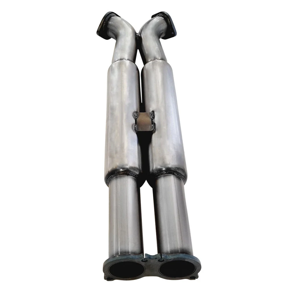 ESA - Holden Commodore VE, VF V6 V8 Sedan Wagon Ute 3" X-Pipe - 2 x Hotdog Centre Stainless