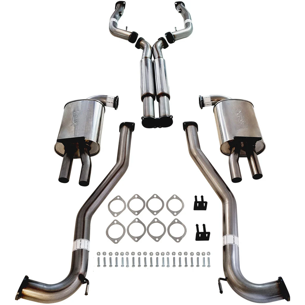 ESA | Twin 3" Stainless Catback Exhaust HDX Pipe | Holden Commodore VF HSV Gen-F | ST181-186HDX-3XPS