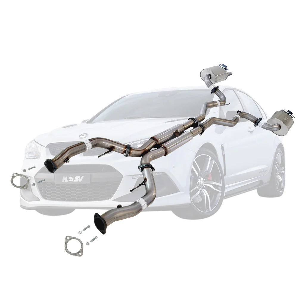 ESA | Twin 3" Stainless Catback Exhaust HDX Pipe | Holden Commodore VF HSV Gen-F | ST181-186HDX-3XPS - Image 2