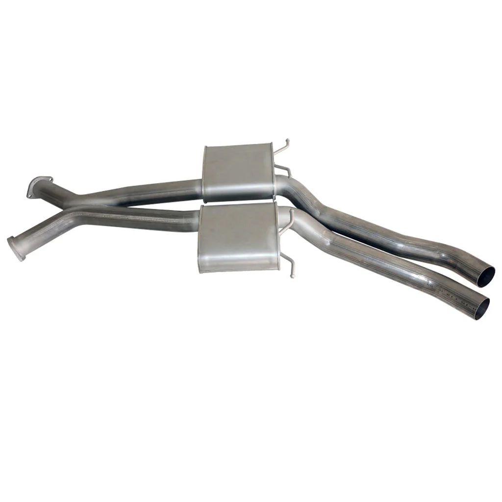 ESA | Twin 3" Catback Exhaust Front Mufflers Rear Tailpipes | Holden Commodore VT VX VY VZ V8 Sedan | ST130-131TP-3 - Image 2