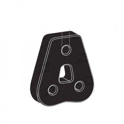 Exhaust Rubber - To Suit Mitsubishi Triton & Pajero, Rear