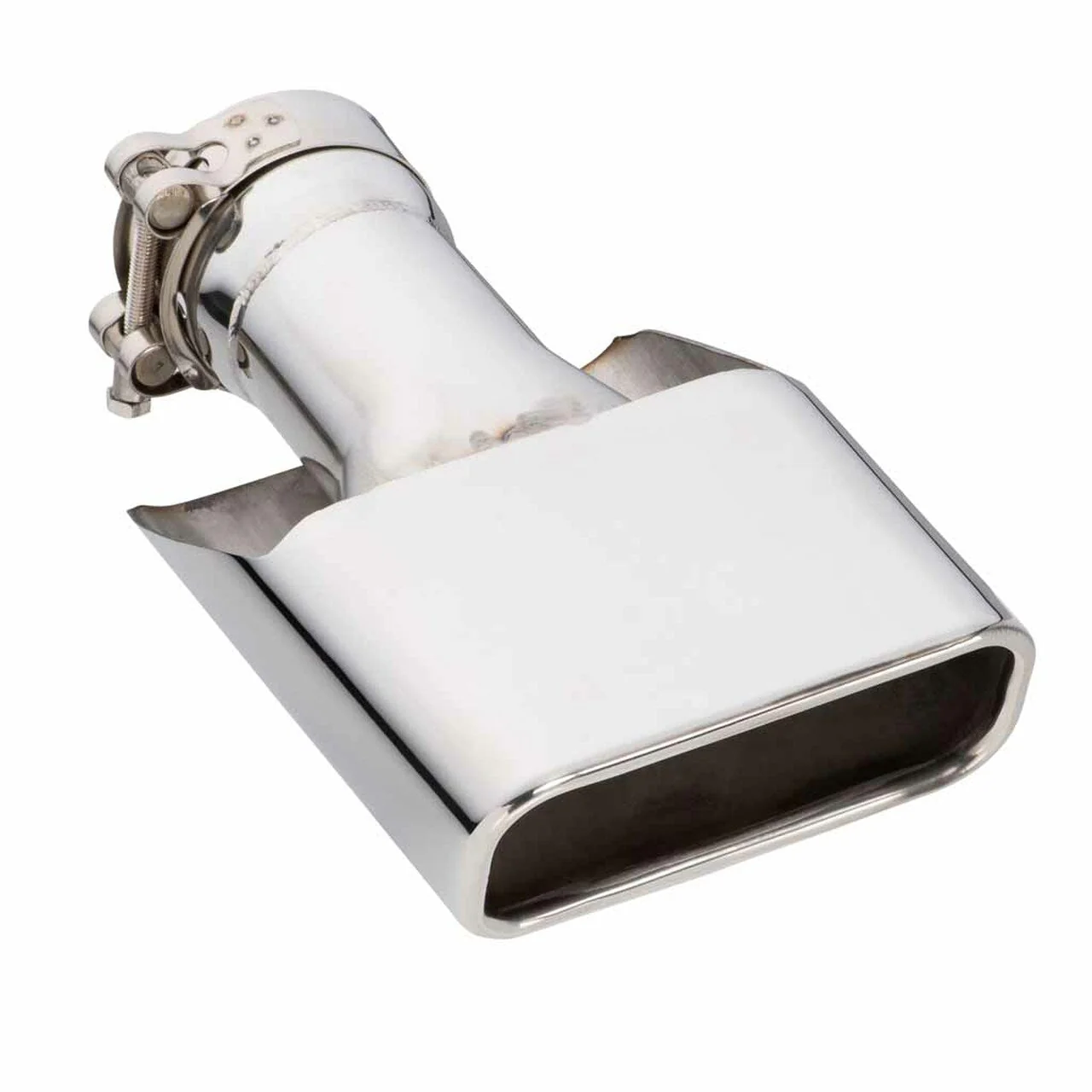 Exhaust Tip - 2.25 Inch Inlet to suit XA XB Ford Falcon (Rolled Edge - Angle Cut - 304 Stainless Steel)
