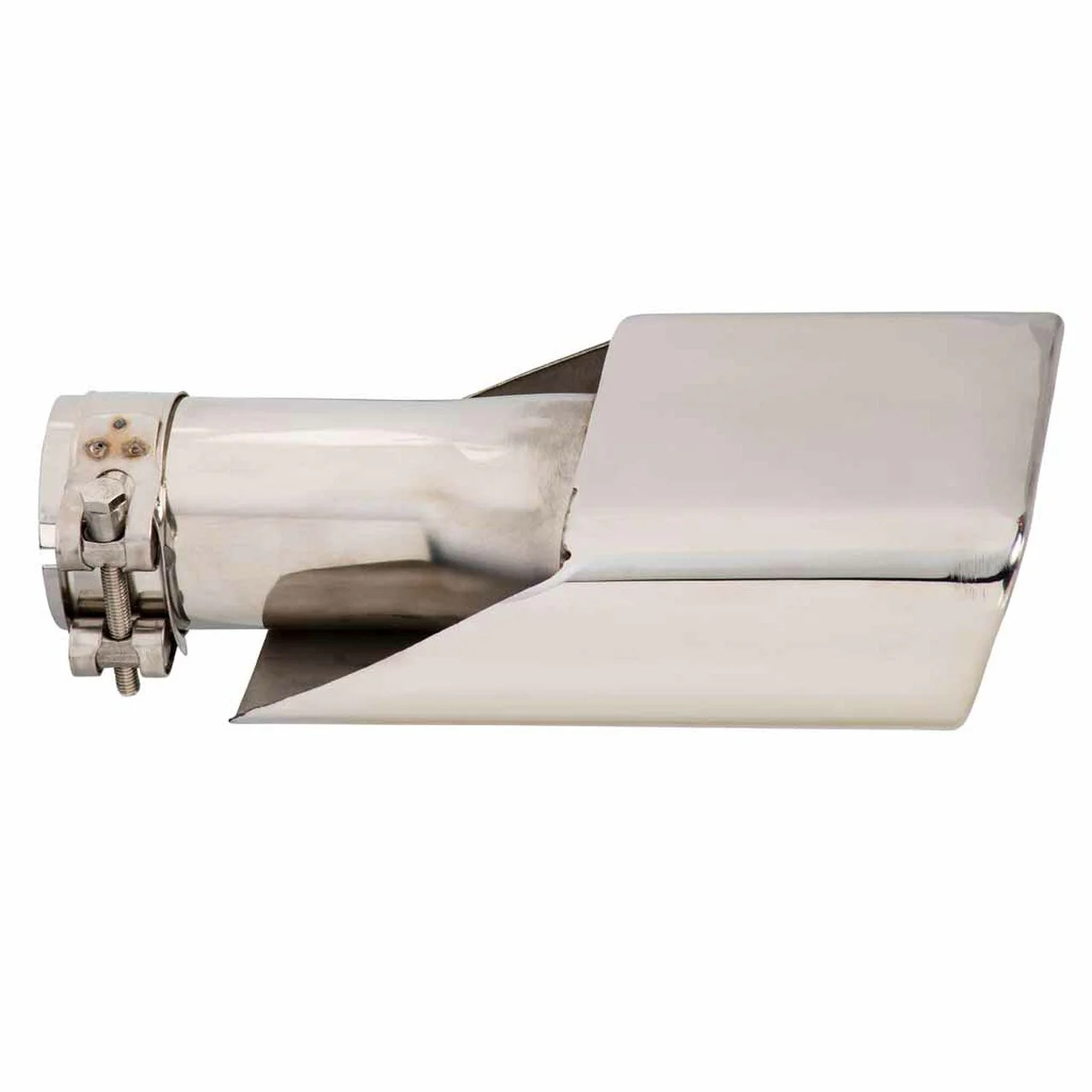 Exhaust Tip - 2 Inch Inlet to suit XA XB Ford Falcon (Rolled Edge - Angle Cut - 304 Stainless Steel) - Image 3
