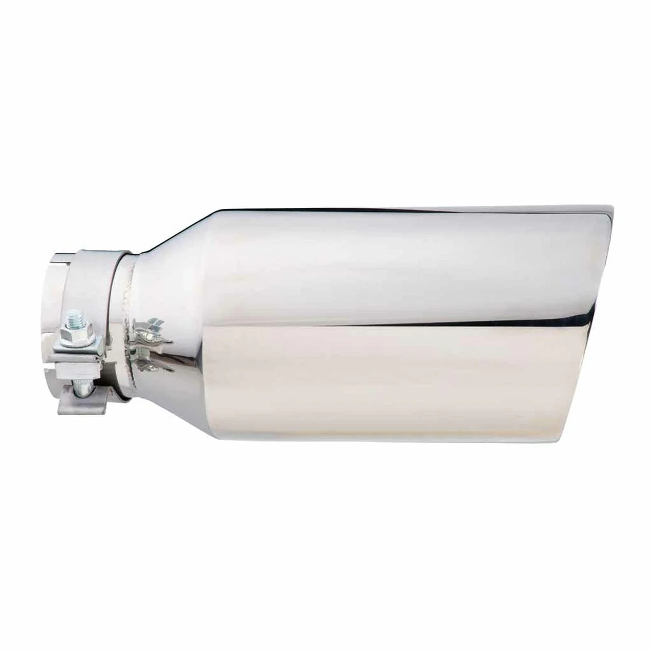 Exhaust Tip - 3" In - 5" Out - 12" Long (Angle Cut - Inner Cone - 304 Stainless) - Image 3