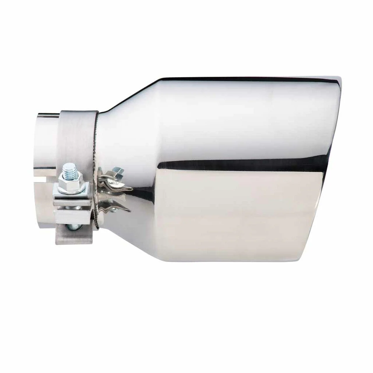 Exhaust Tip - 3" In - 5" Out - 8" Long (Angle Cut - Inner Cone - 304 Stainless) - Image 3
