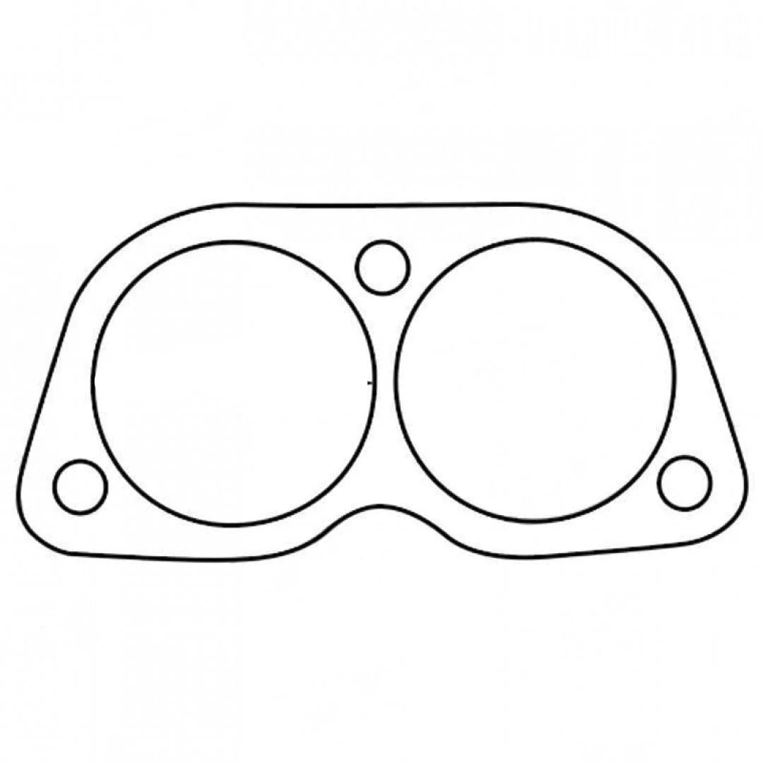 Flange Gasket - Suited For Ford Falcon BA Twin Port, Inside Diameter 63mm