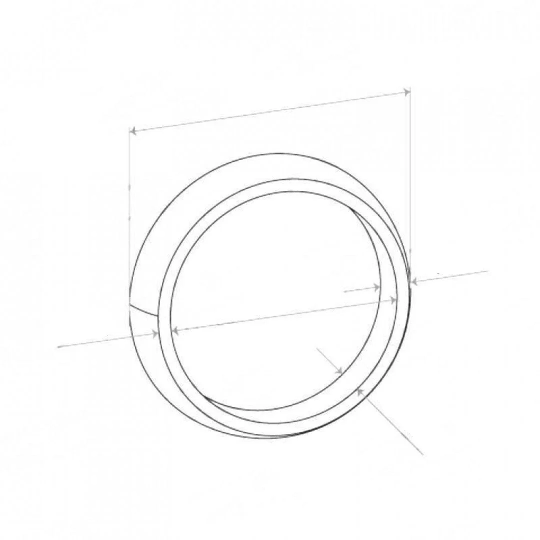 Flange Gaskets - Holden Astra pipe to Catalytic converter, ID 50mm, OD 65mm