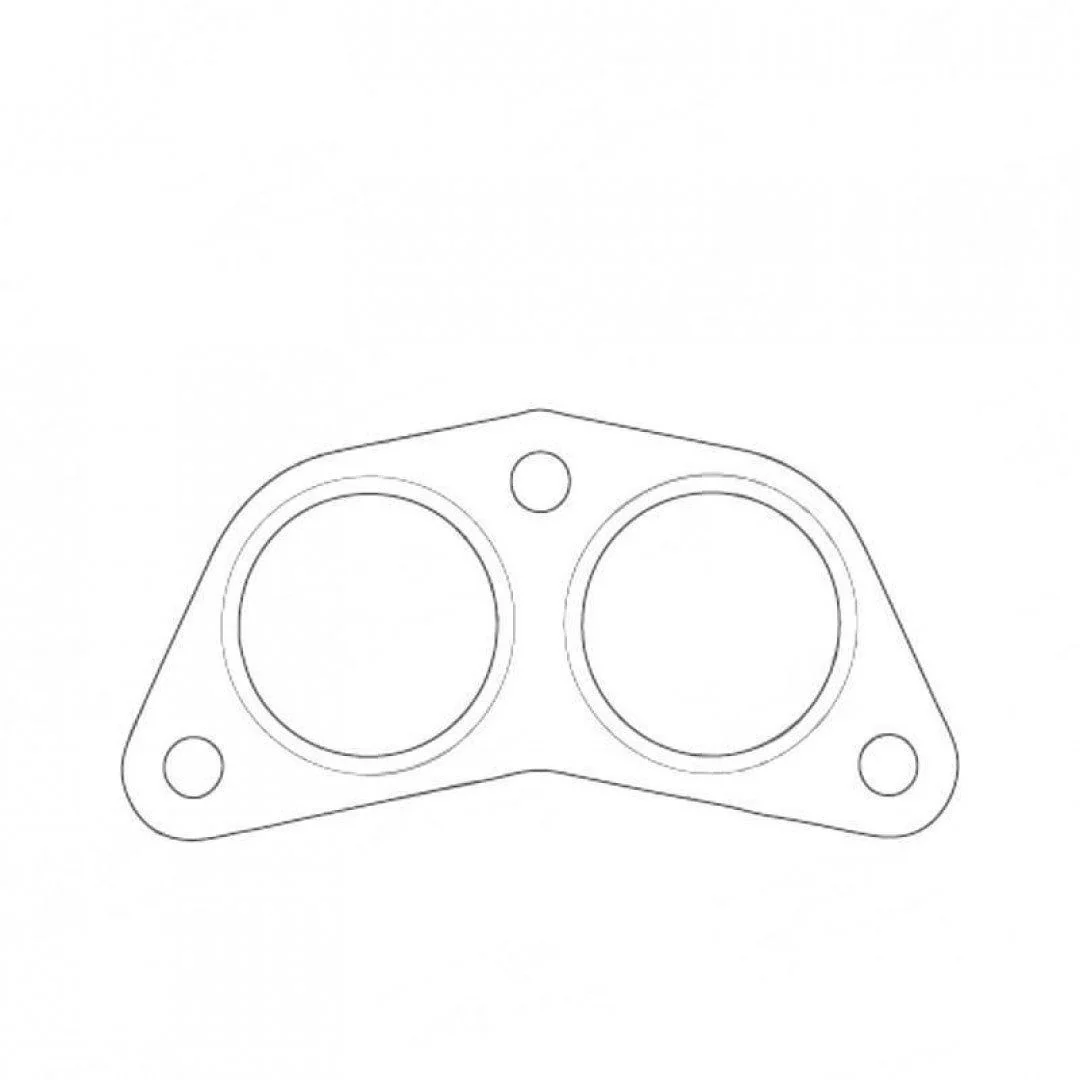 Flange Gasket - Suited For Mazda 929 DOHC rear muffler, (3 Bolts)