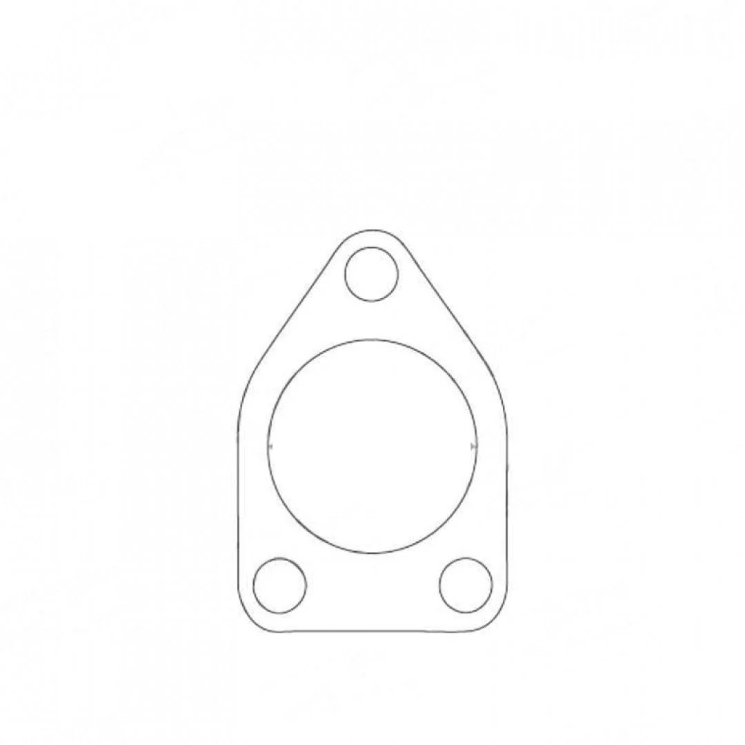 Flange Gasket - Suited For Mitsubishi Magna Tail Pipe, Inside Diameter 50mm, (3 Bolts)