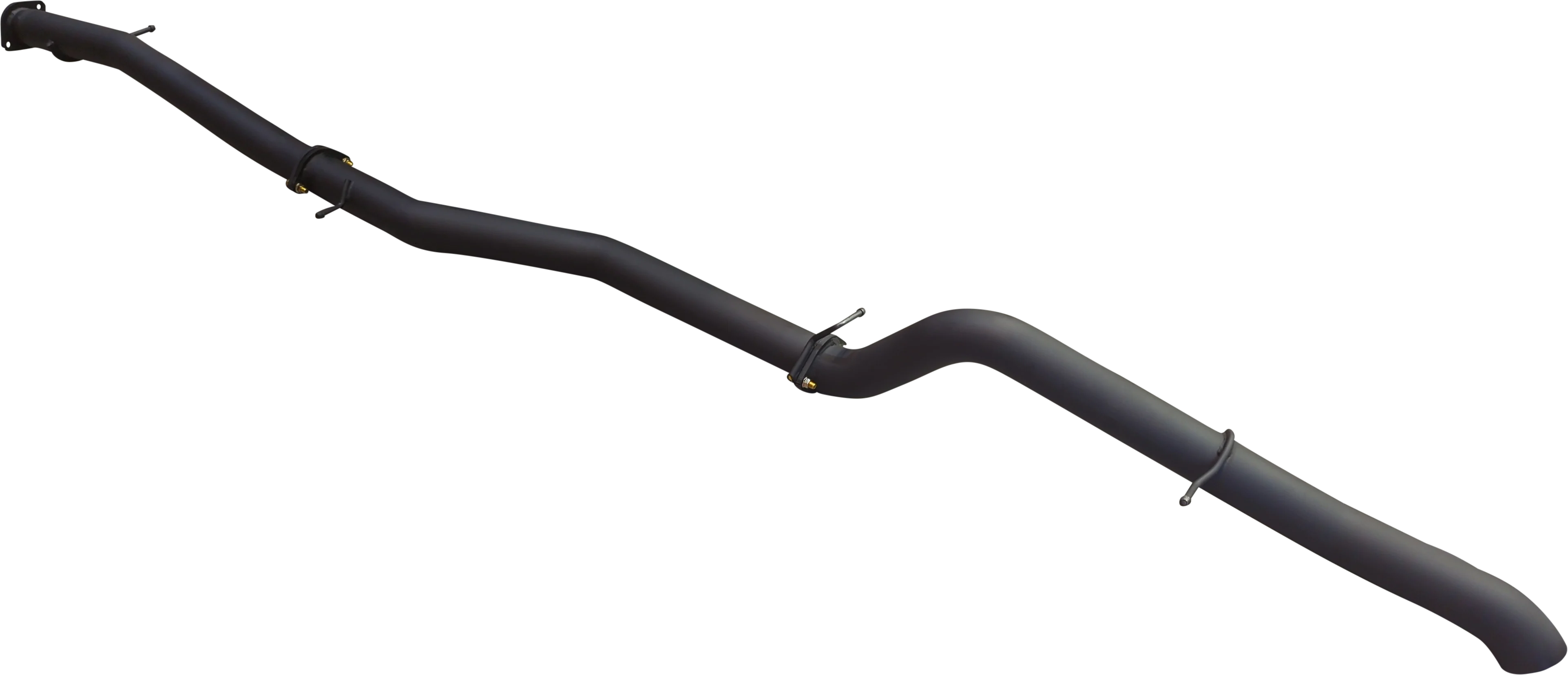 Manta - Ford RangerUte Next Gen T6.2 4cyl 2.0 Bi-Turbo (2022-2024) - DPF Back - 3" Single Exhaust with Tip - without Centre Muffler - Image 2